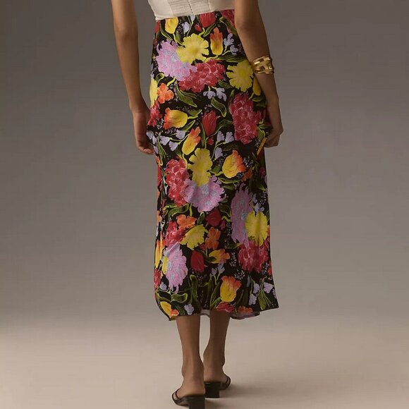 Anthropologie the Yukiko Noritake Tilda Maxi Slip Skirt - Picture 2 of 7